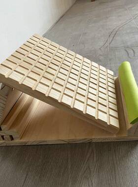 厂家直6档腿DNA调销节拉筋板实木拉筋板斜踏板拉筋器小踏拉筋健身