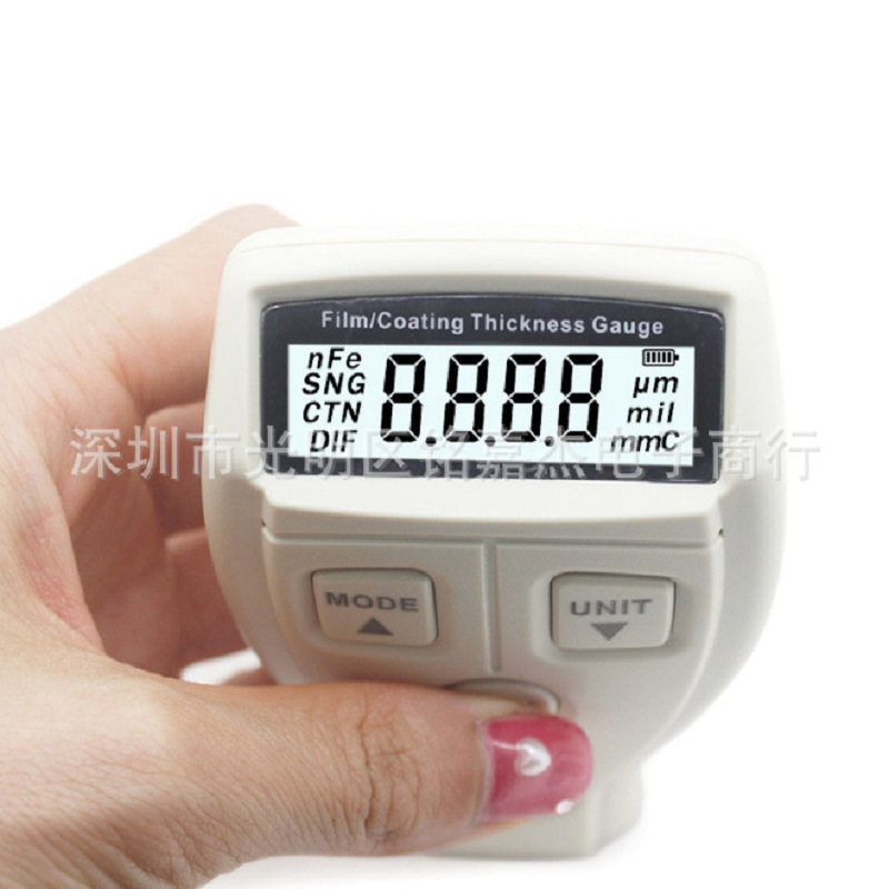 全英文标智GM210涂层测厚仪油漆铁基漆膜测厚仪镀锌厚度测量现货