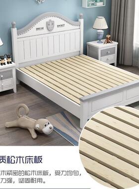 2025新款现代简实床木儿童男孩女孩青少年1储.5双人约公UTY主床可