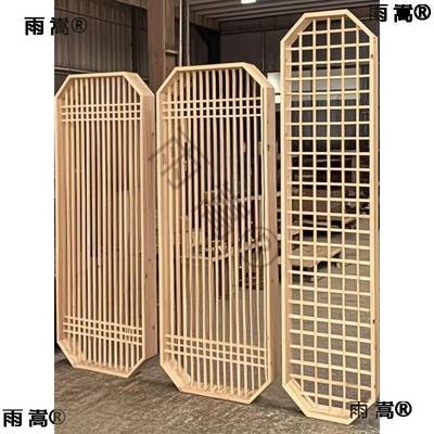 宋式美学复古小轩关窗茶室面装饰实木客玄墙屏SQL风入厅户中式花