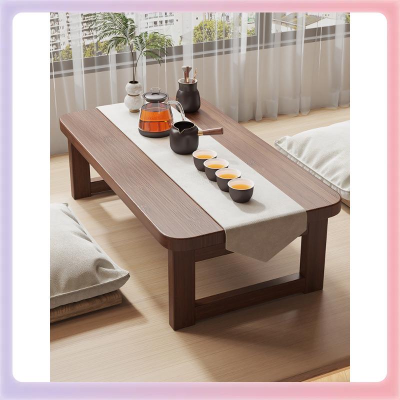W9YX飘窗小桌子木折炕桌家叠用实榻学榻米桌OB-PCZ子小茶几床上习