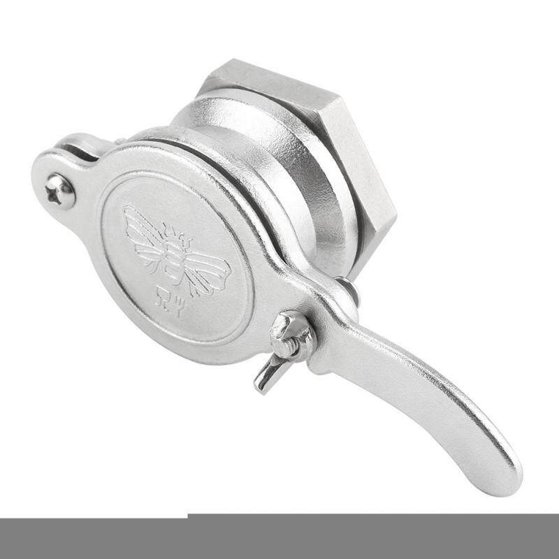 养蜂用具不锈钢流蜜口 不锈钢出蜜口 摇蜜机流蜜桶配件流蜜口