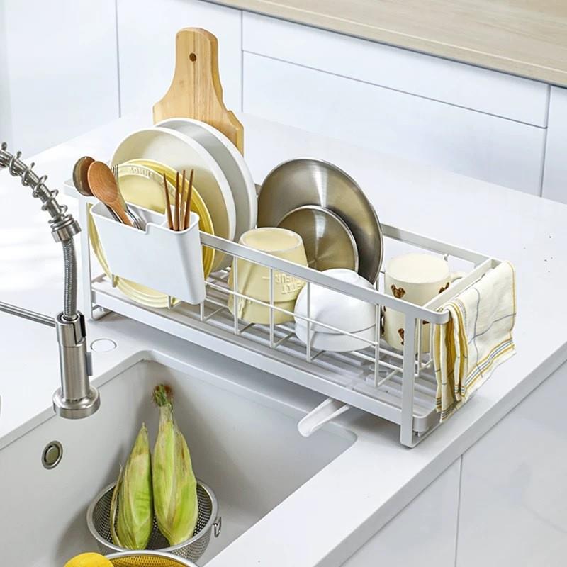 厨房碗碟沥水架双层台面水槽洗碗池下分层置物架多功能家用收纳架