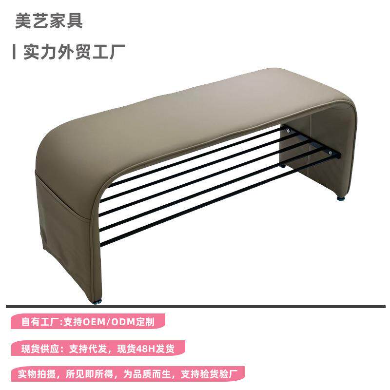 门口换鞋凳子可坐穿鞋柜一体入户长条沙发床尾客厅休闲登子换鞋凳