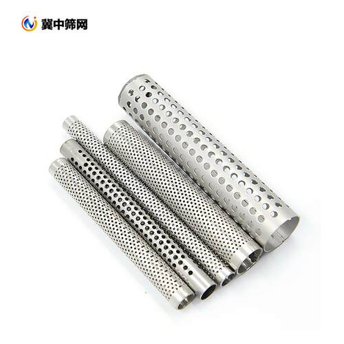 圆孔冲孔网管 304冲孔网管 用做消音管 不锈钢废弃排气管