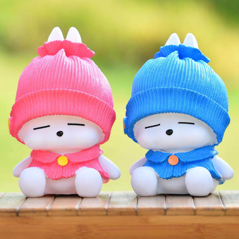 儿童防摔存钱罐韩国创意可爱兔宝宝搪胶小兔子储蓄罐超大号储钱罐