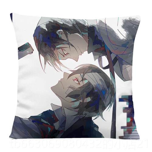 新款文豪野之犬抱枕怪奇汪co照s芥川龙介中原中也印谭花抱枕diy定