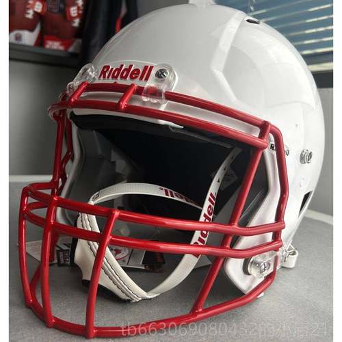 高档RIDDLL美式橄榄球安全帽青少橄榄球年全帽VICTOR基础款E安轻