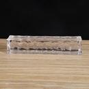 超白实心水晶玻璃砖透明方形冰影纹水晶砖隔断墙卫生间彩色隔断砖