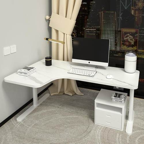 岩板 3节双电机转角电动升降办公桌电脑桌 智能 站立式 健康办公