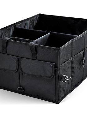 BSCI工厂汽车收纳箱后备整理储物箱 大容量折叠车载整理收纳袋