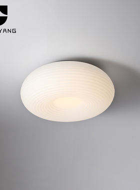 2021新白色吸顶灯简约客厅卧室阳台入户led书房创意设计极简灯具