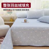 四季 2025新榻榻滑米床盖单件2款 12102纯5新款 通用棉防夹棉床单三