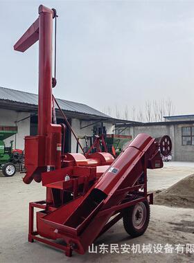 民安大型玉米脱粒机上全自苞动料剥皮打新棒子机款干湿两用CUG打