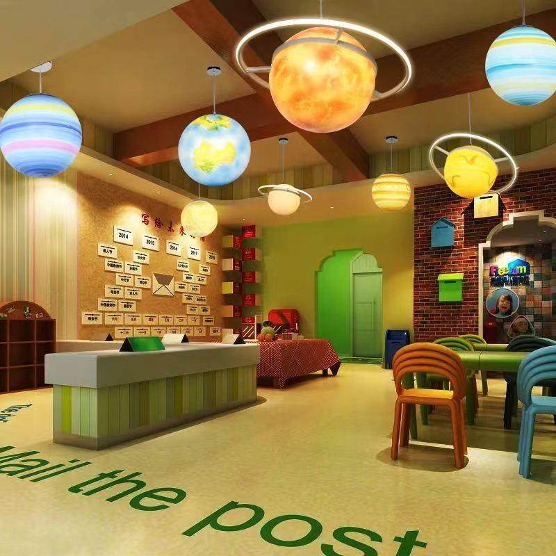 大行星球地学球灯太八阳系幼儿园校商场舞683台吊装饰星球宇航吊,家装灯饰光源,智能吊灯,淘宝优惠券,粉丝福利购,淘宝优惠卷