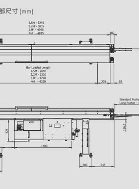 冠通自动送料机数控车料床MOK自送机GT36动S2自2动棒材送料机