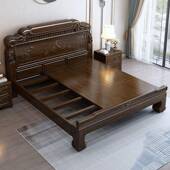 南美紫檀木.51米全实明清1.5古榫典中式 雕木花卯加厚双人主JOK卧