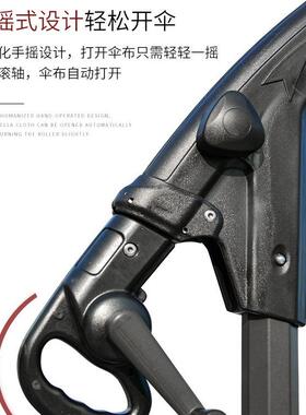 香蕉伞太阳伞外院伞防水防庭晒LUE铝金合手推式伞户摆摊伞遮阳伞