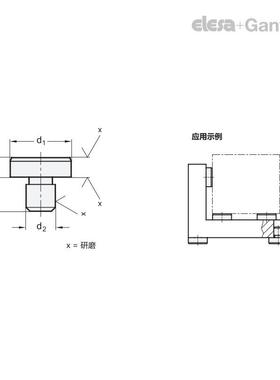 Elesa.Gan360ter伊莉定莎特GN63211冈撑帽式位销