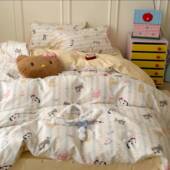 四季 纺通用100纯棉床单套件宿舍s生学清XDB新家适禾床上用品eeho