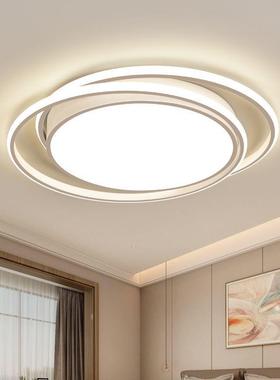 w%房欣芝美全光谱家书37632用卧室圆形led吸顶灯简约现灯代主卧智