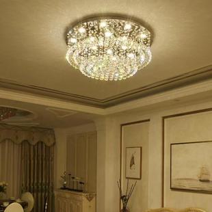 闪达灯客厅灯餐厅灯水晶吊吊创意性客个厅灯门厅炫光过道水100晶