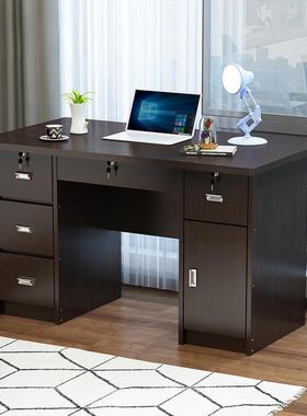 办桌家用写字台学1生带锁带抽屉简约室.2米台式公电脑桌90662卧小