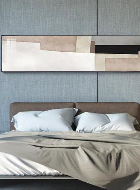 现约室13601代简卧床头装饰画素雅公寓酒挂店画抽象色块艺术壁画