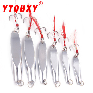 远投岸抛路亚饵金属铁板亮 斜切夜光亮片 7/10/15/20/30/40克鱼饵