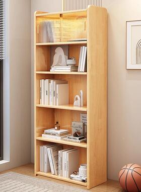 实木书落地置物架家现代简储物柜客厅组合约书用柜儿84062童收纳