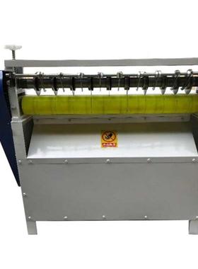 数控橡胶机裁切胶片自动切条机电脑长切皮MRU革纵定横分一体机