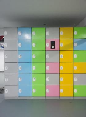 ABS12788存包柜人脸智识别刷卡密能码指纹储物智享能智储物柜