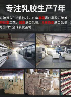 胶然儿童天国乳儿童枕护颈枕学生枕卡通泰IAW乳胶枕护颈直播