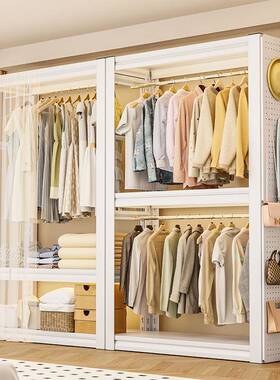 货架衣柜家卧室租房儿童出44830物用收纳简易组装落地衣洞洞板角