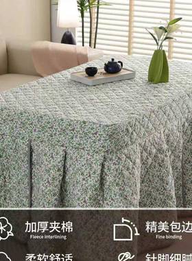 新款长形烤套火子罩加厚方电炉取暖桌茶几烤火桌罩围布一体UEC冬