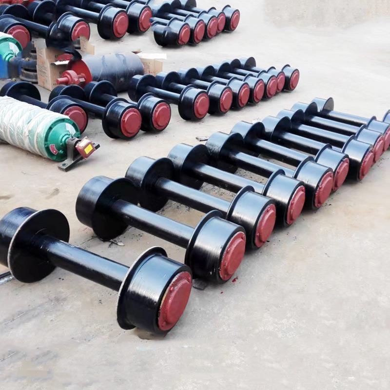 00轨距铸钢矿车轮对侧式3GMX子矿车用实心轮直卸径600mm翻斗式轨