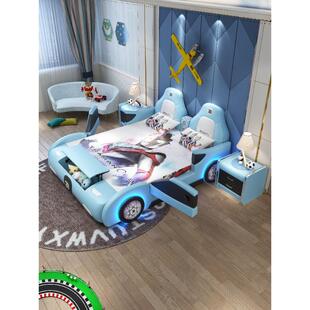 RFQ084#1儿童NNRFQ084汽床男孩新车款带储物.5米单人床造型床女孩