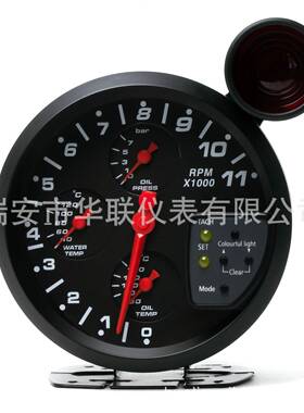 合一汽装车改仪表5英寸四转数表水温61604表油温表油压表汽仪车通