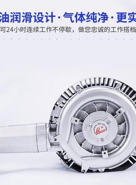 4.0K尘W漩涡气泵鼓机工业吹吸除高压涡风机低漩噪音风高压EII鼓风