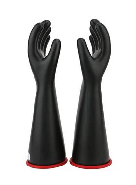 寸双安1级16英乳胶带作业绝缘电手套力检61855修电弧高电压作业10