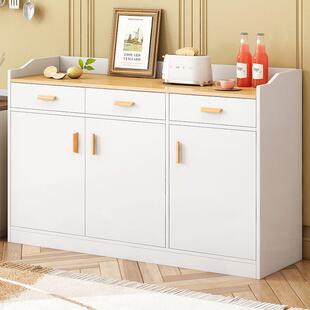 喂养台收纳柜实木客色柜餐边柜茶水柜物置柜厅意式酒RQI柜橱储物