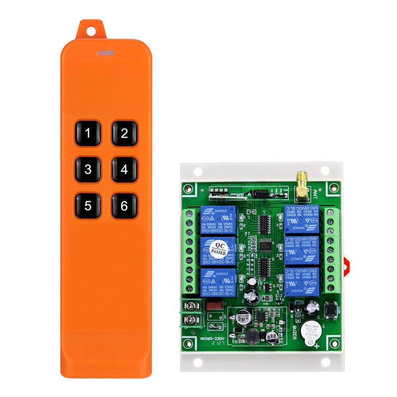 抽水无线控开关6路直流1伏2伏AK-FSK-624伏36大功率泵控制电遥源