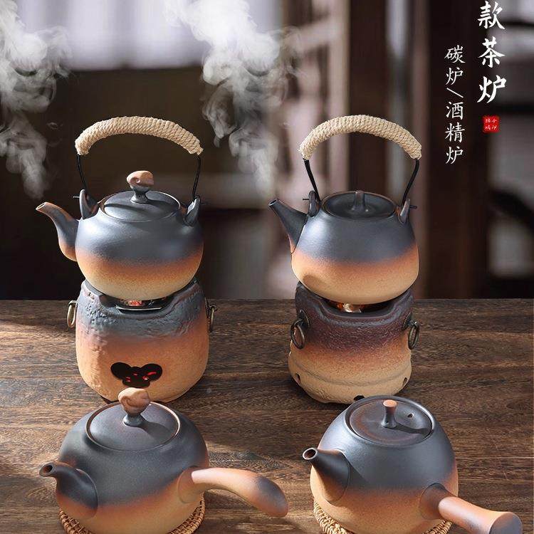 户外F967S7T8家用陶瓷精炉烧煮茶器潮州水壶酒精具灯茶茶壶炭炉围