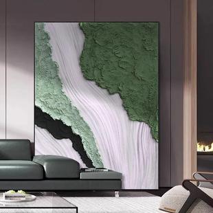纯手绘油画厚肌体理落地客厅装画现代抽象饰关挂TRY-2402画玄大幅