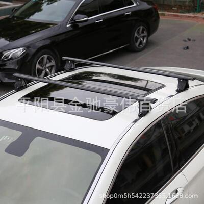 汽车车载行李架uv皮卡轿s车行李架横506杆铝合金车通用野顶箱越框