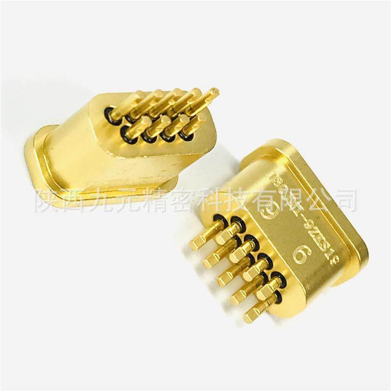 J0J3-9TJ-Q60A-200MMMJ30JI-9ZKS1矩形KNF玻璃气密封连接航插9头