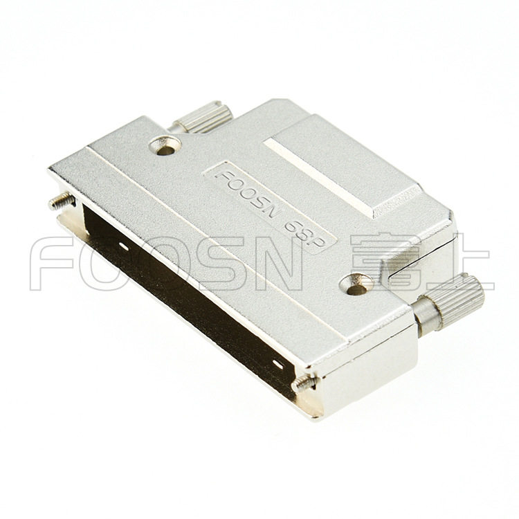 SCSI连接器68Pin公头180度出线