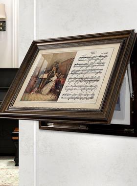 式法闸式复古电箱装饰画欧免表打孔遮挡箱电开关盒配电箱YIC小众