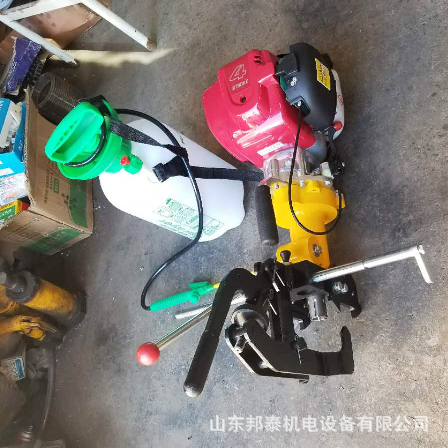 四冲程汽油便携钢轨钻眼器