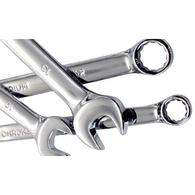 钢盾(S12921HEFFIELD口)S01700公制9精抛光件两用1加长梅花开扳手